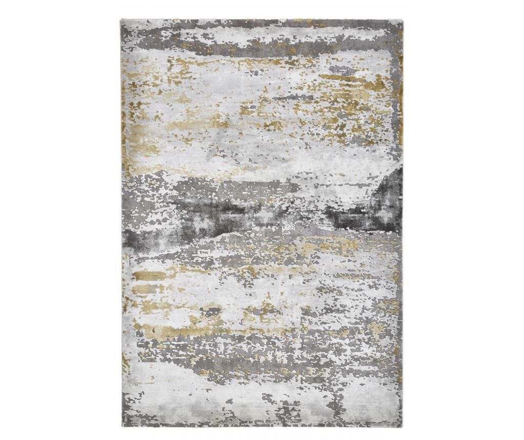 Covor Craft Grey Yellow 120x170 cm - Think Rugs, Galben & Auriu,Gri & Argintiu