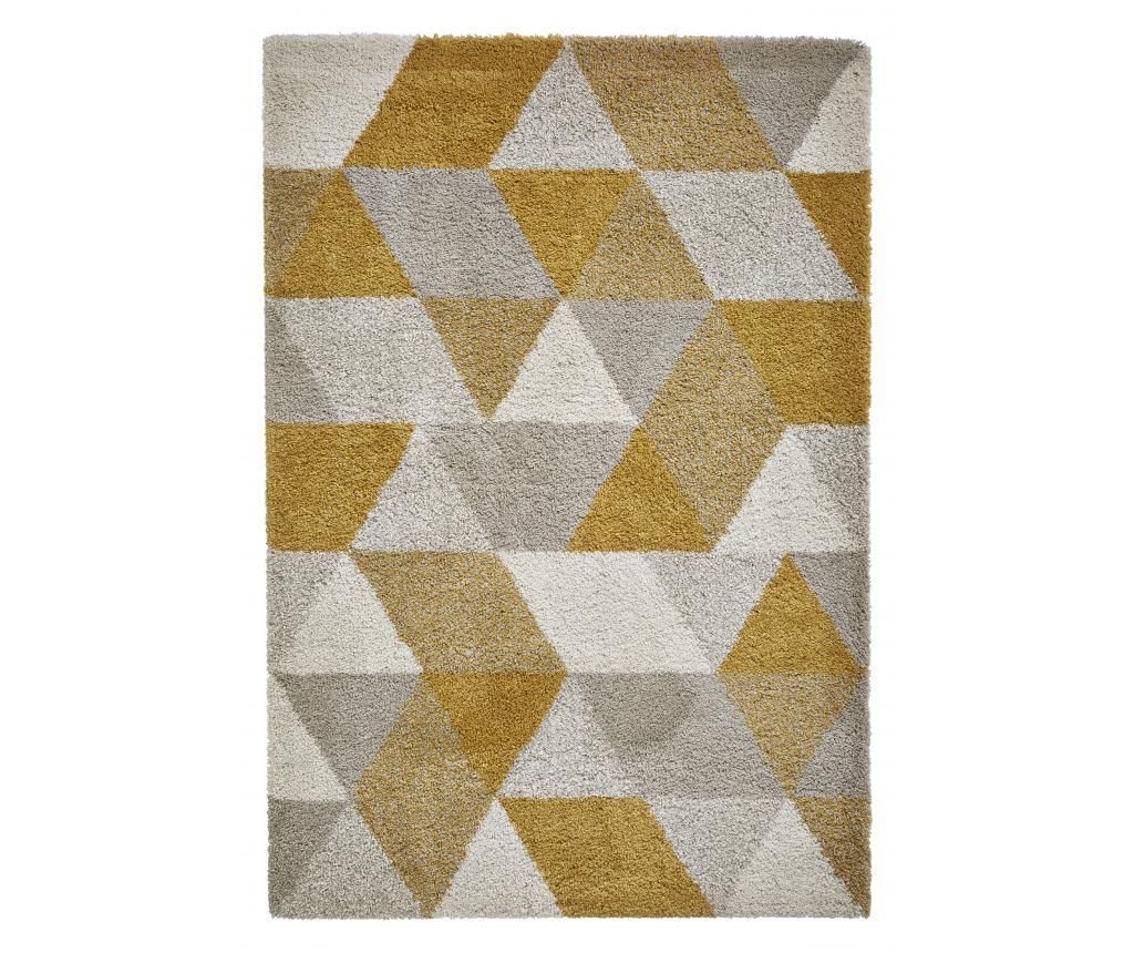 Covor Royal Nomadic Brown Yellow 120x170 cm - Think Rugs, Galben & Auriu,Maro