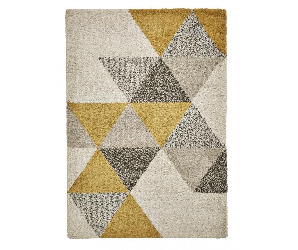 Covor Royal Nomadic Brown Yellow 160x220 cm - Think Rugs, Galben & Auriu,Maro