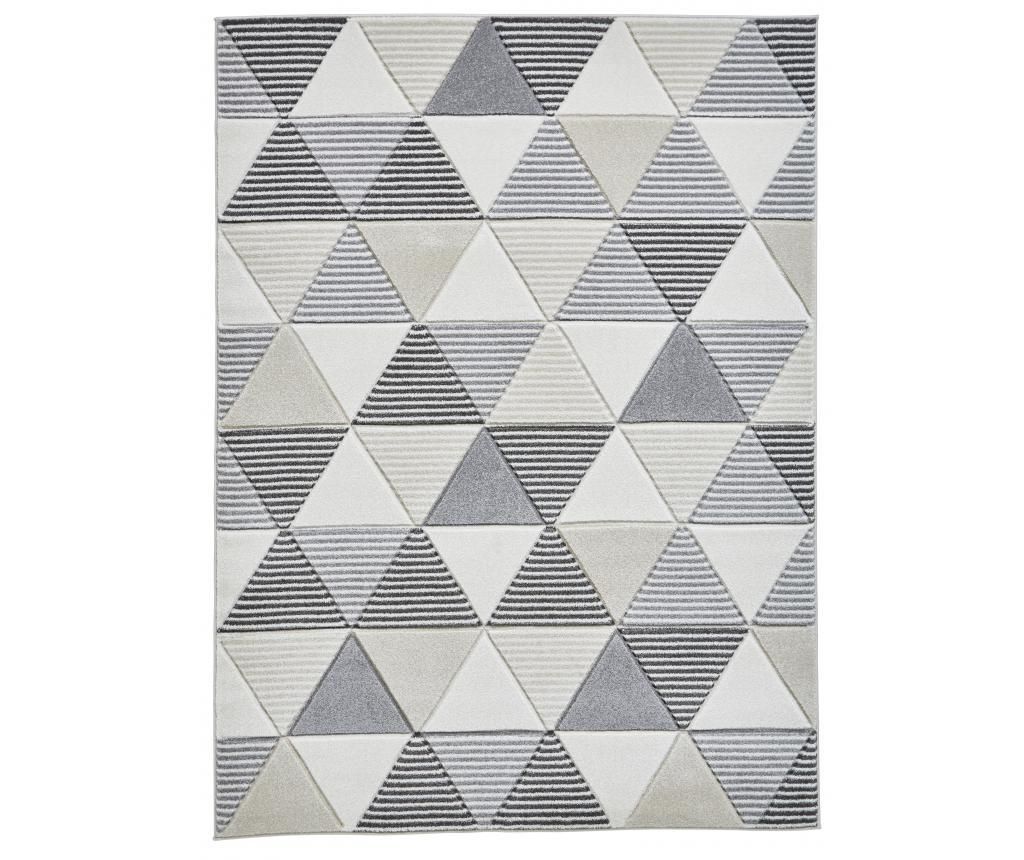 Covor Matrix Grey Brown 160x220 cm - Think Rugs, Gri & Argintiu,Maro