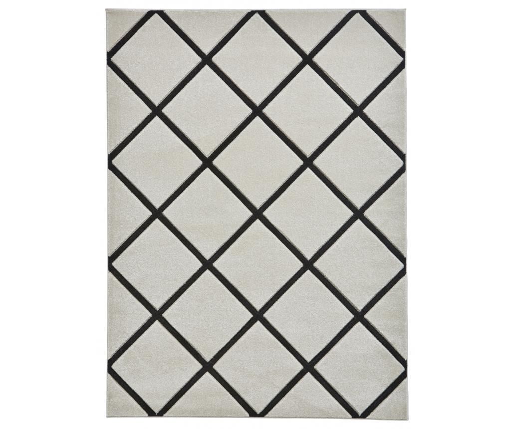 Covor Matrix Grey Black 160x220 cm - Think Rugs, Gri & Argintiu,Negru