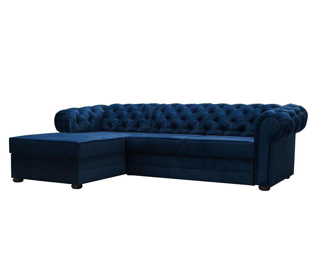 Coltar extensibil stanga Valentino Dark Blue