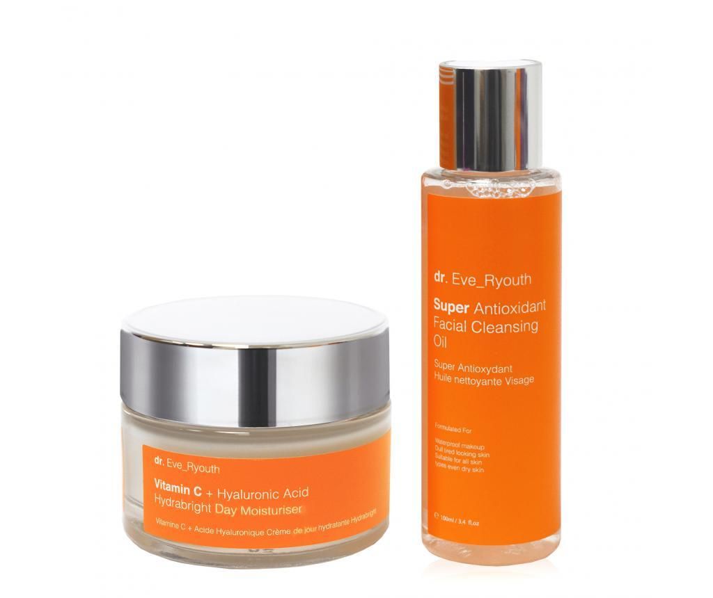 Set crema hidratanta si ulei pentru curatare Pro-Radiance 100 ml - dr. Eve_Ryouth