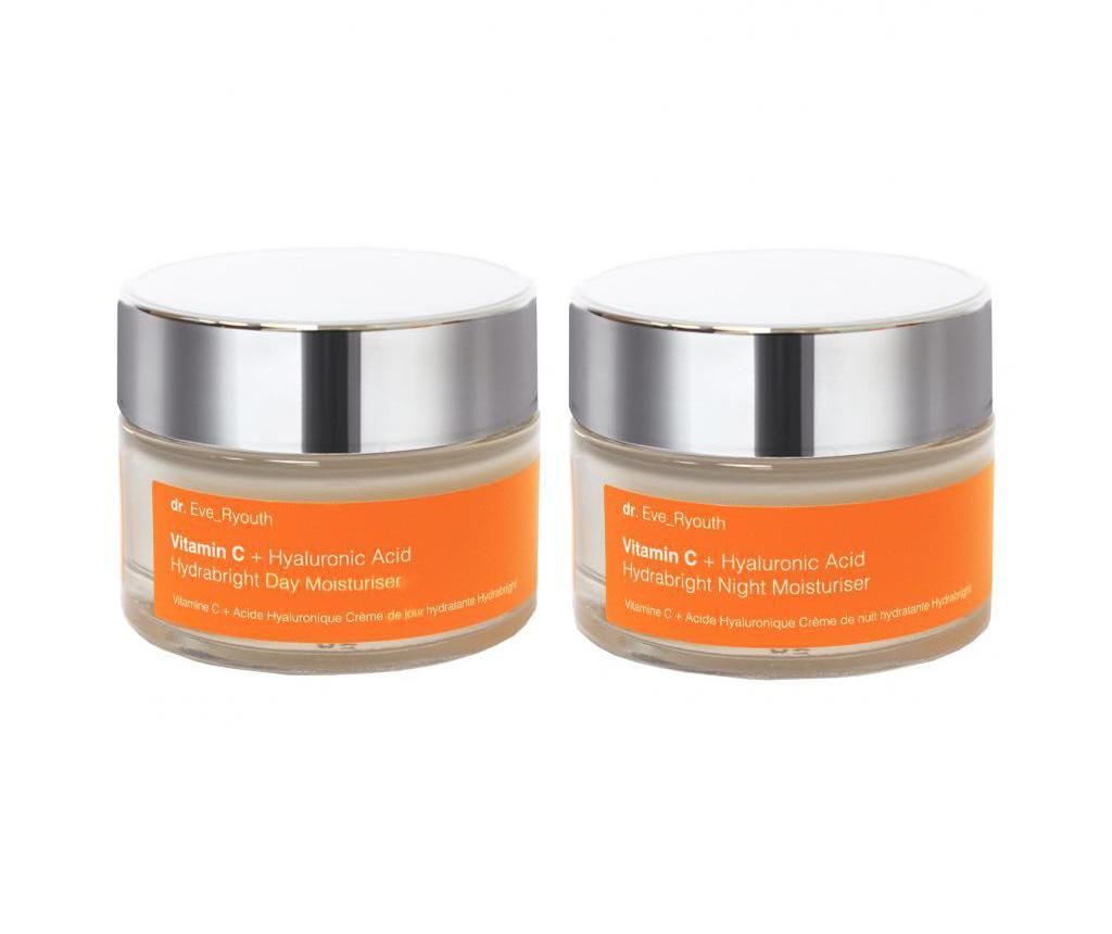 Set 2 creme pentru fata Day and Night 50 ml - dr. Eve_Ryouth