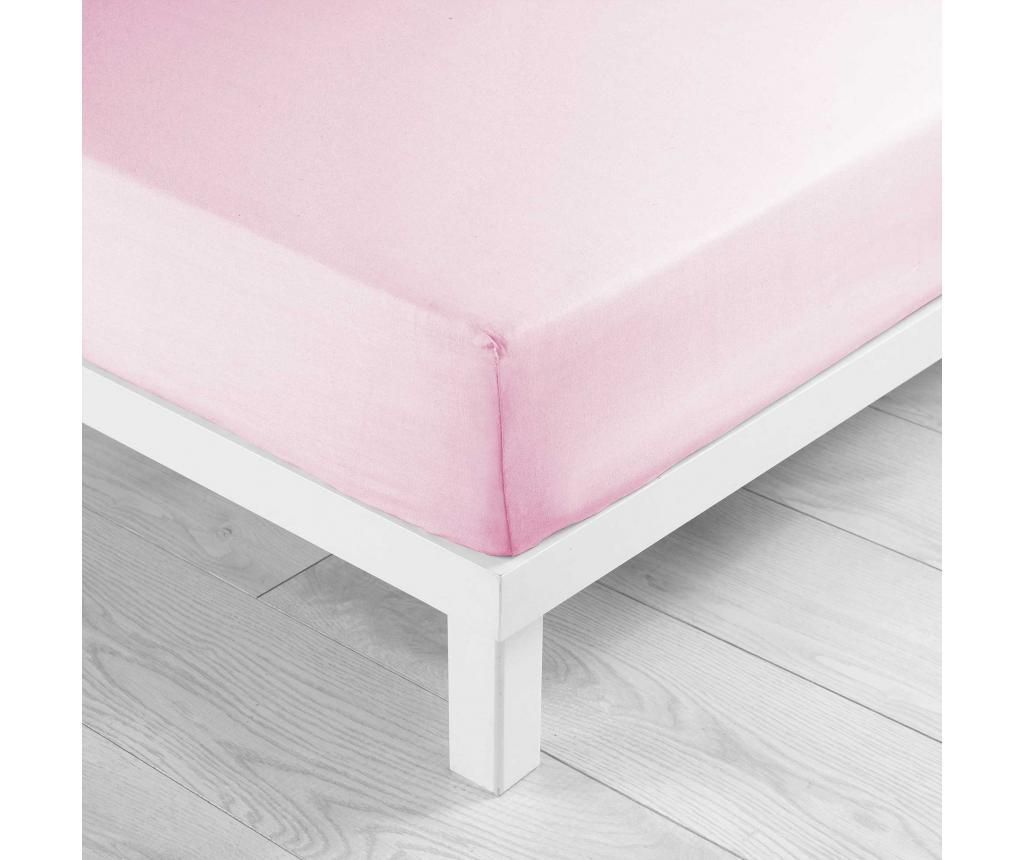 Cearsaf de pat cu elastic Douceur D’intérieur, bumbac, 160×200 cm – douceur d’intérieur, Roz douceur d'intérieur imagine 2022