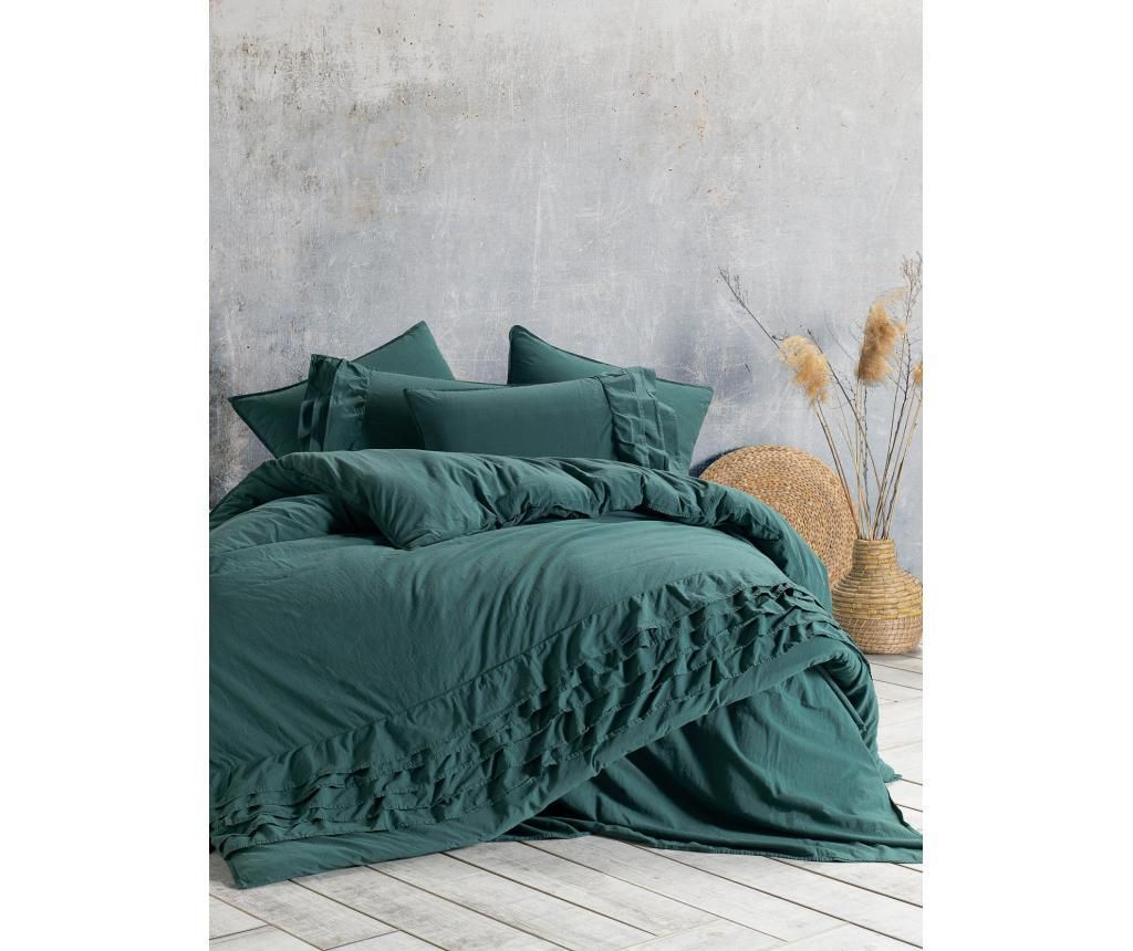 Lenjerie de pat King Extra Sillage Dark Green