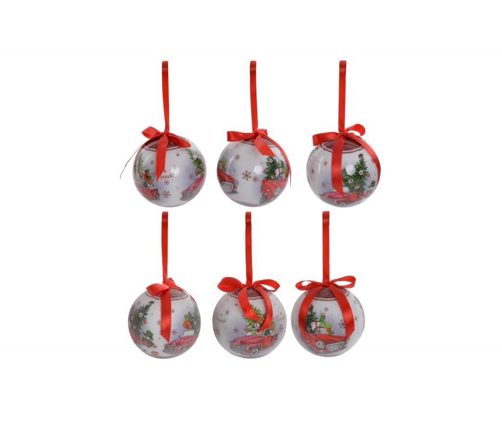 Set 6 decoratiuni suspendabile Christmas