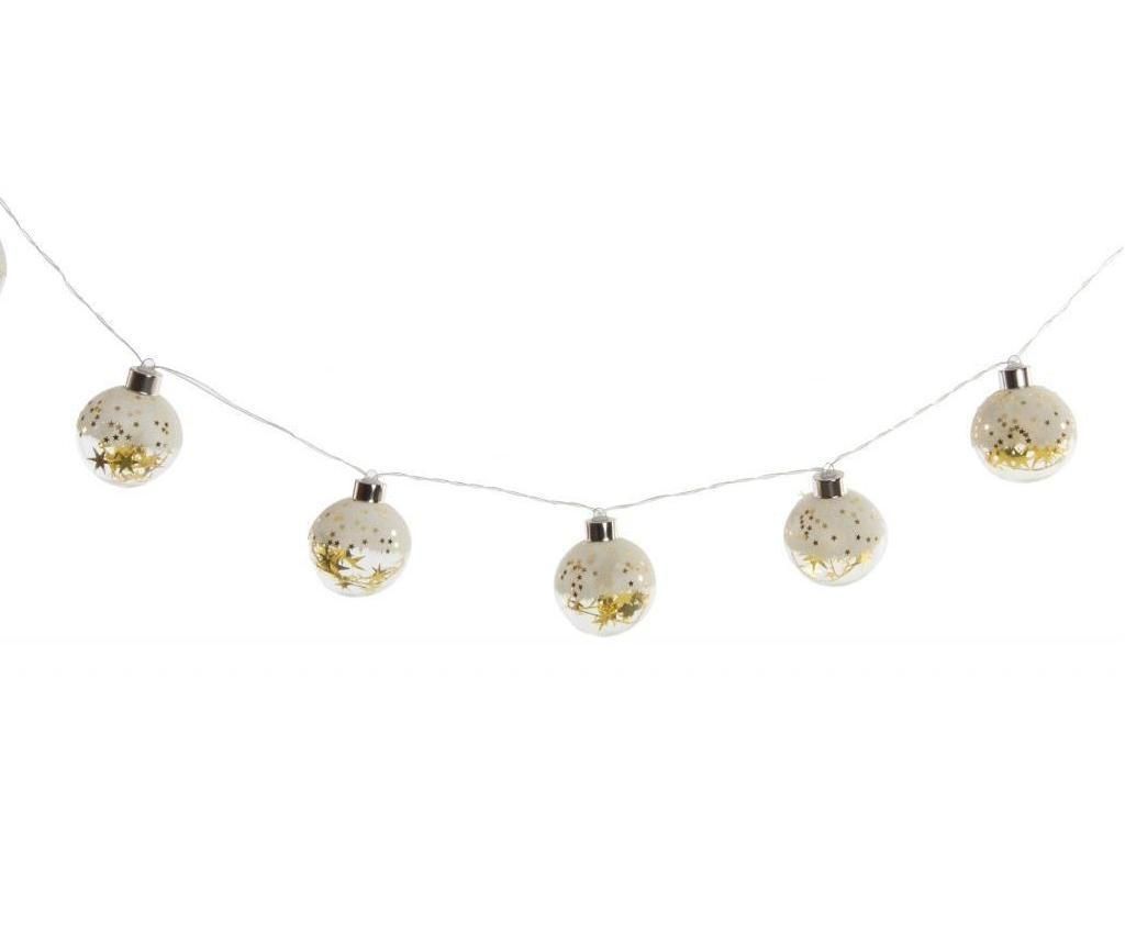 Ghirlanda luminoasa Christmas Gold 80 cm - Item International, Galben & Auriu