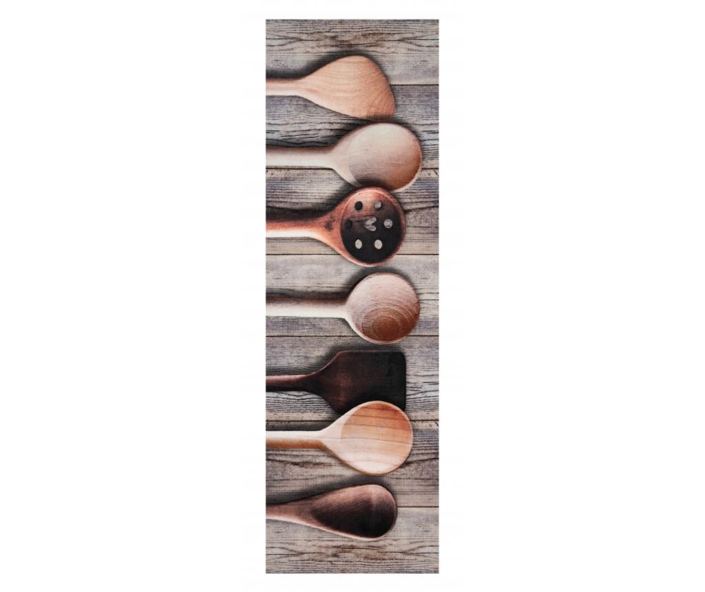 Covor Wooden Cooking Spoons 45x140 cm - Hanse Home, Maro