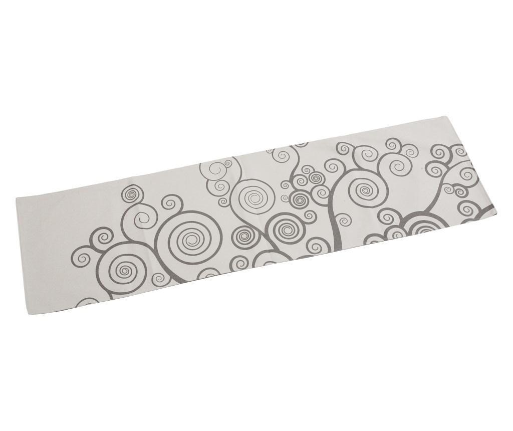 Traversa de masa 45x154 cm - Versa, Gri & Argintiu