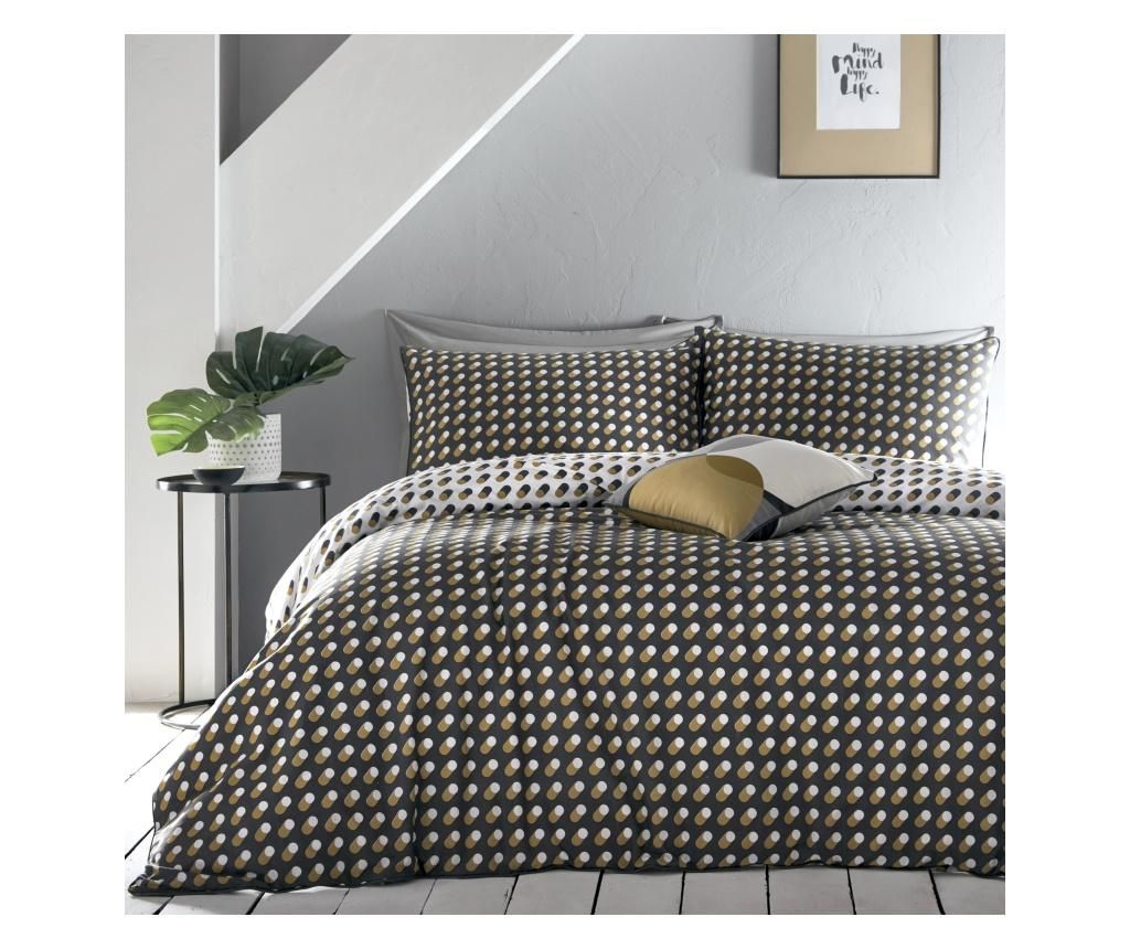 Cearsaf de pat cu elastic Amber 140×200 cm DecoKing, bumbac, ciocolata – DecoKing, Maro DecoKing