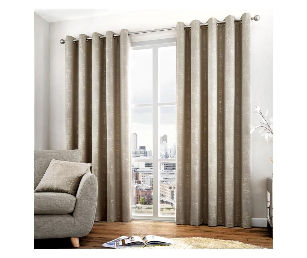 Set 2 draperii Solent Grey 117x183 cm