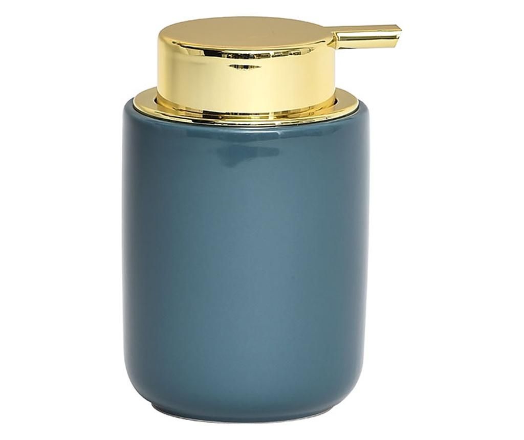 Dispenser pentru sapun lichid Tendance, Peacock Blue, dolomita, 8x8x13 cm – Tendance, Albastru Tendance imagine 2022