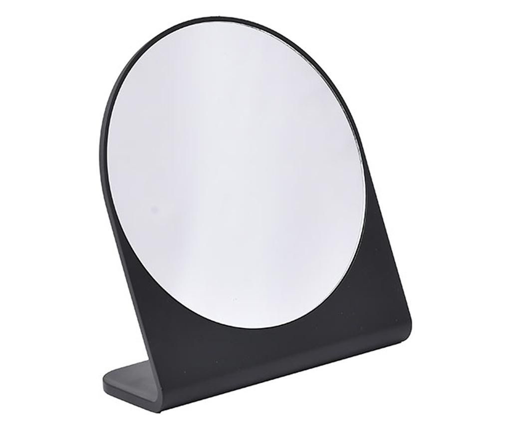 Oglinda cosmetica Tendance, Black, sticla, 19x17x1 cm, negru – Tendance, Negru Tendance
