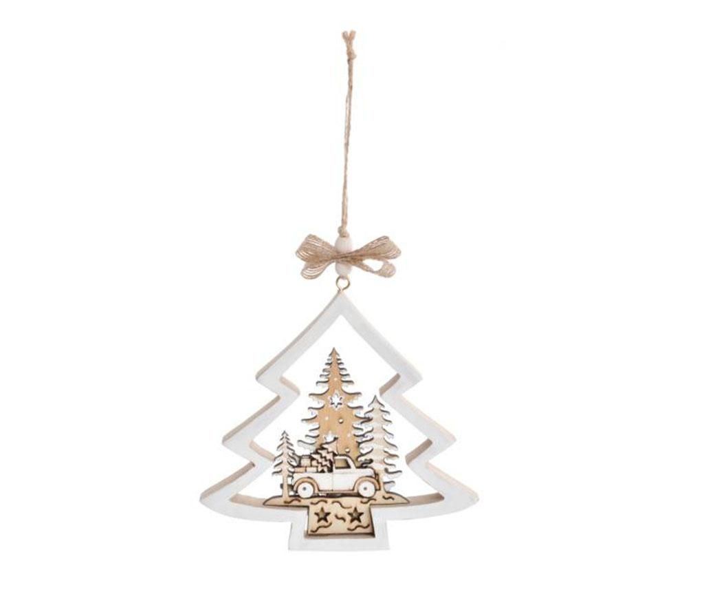Decoratiune suspendabila Christmas Tree White