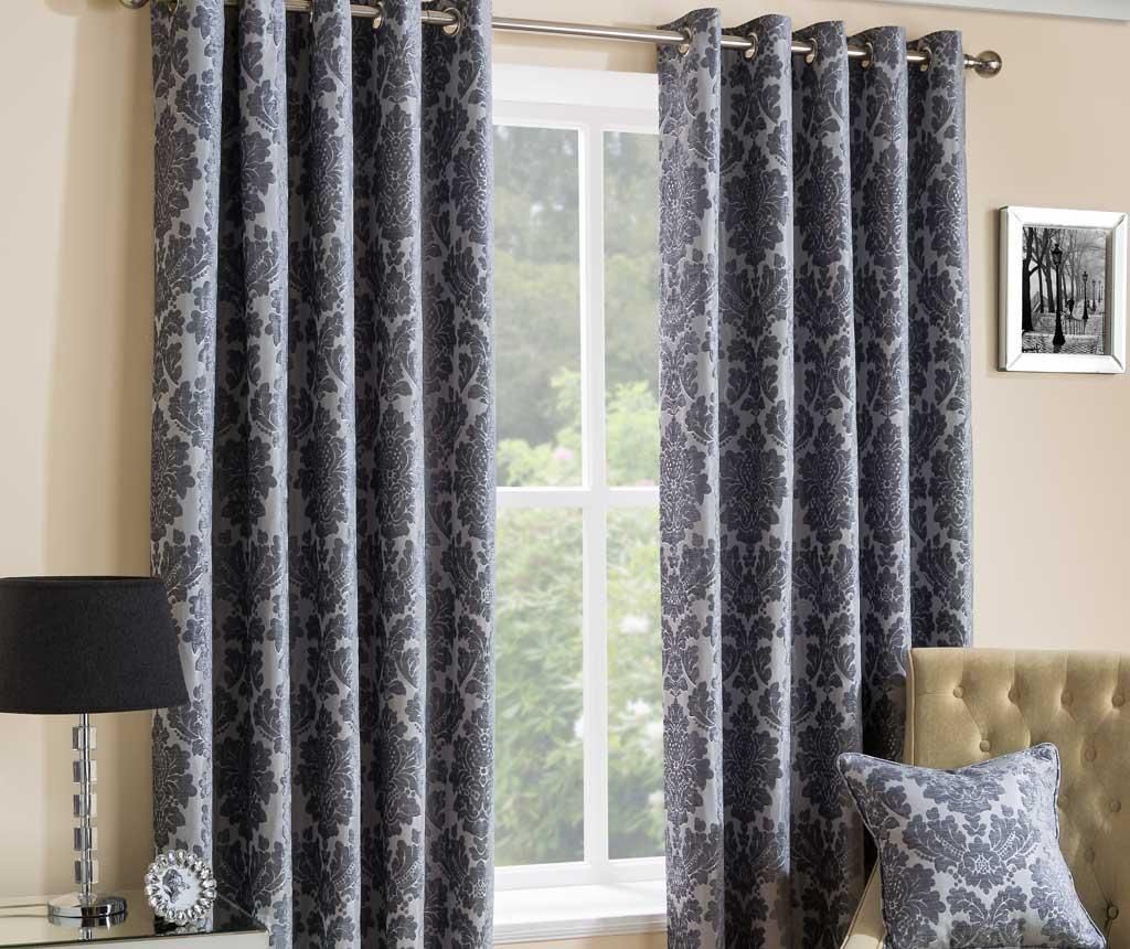 Set 2 draperii Park Lane Grey 117x229 cm