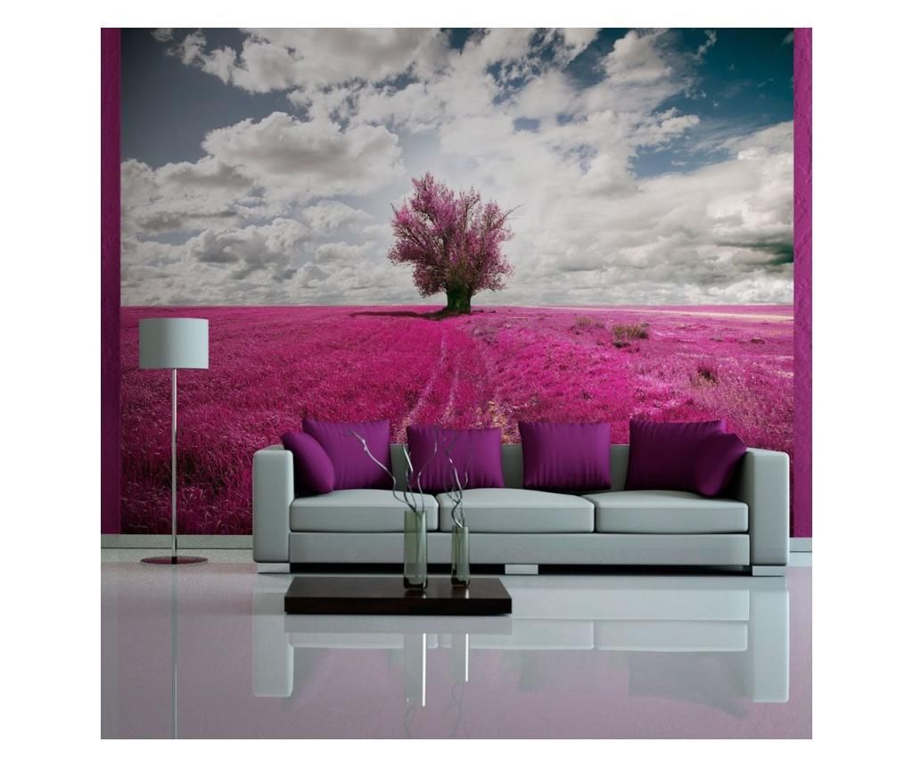 Fototapet Magenta Meadow 231×300 cm – Artgeist, Multicolor