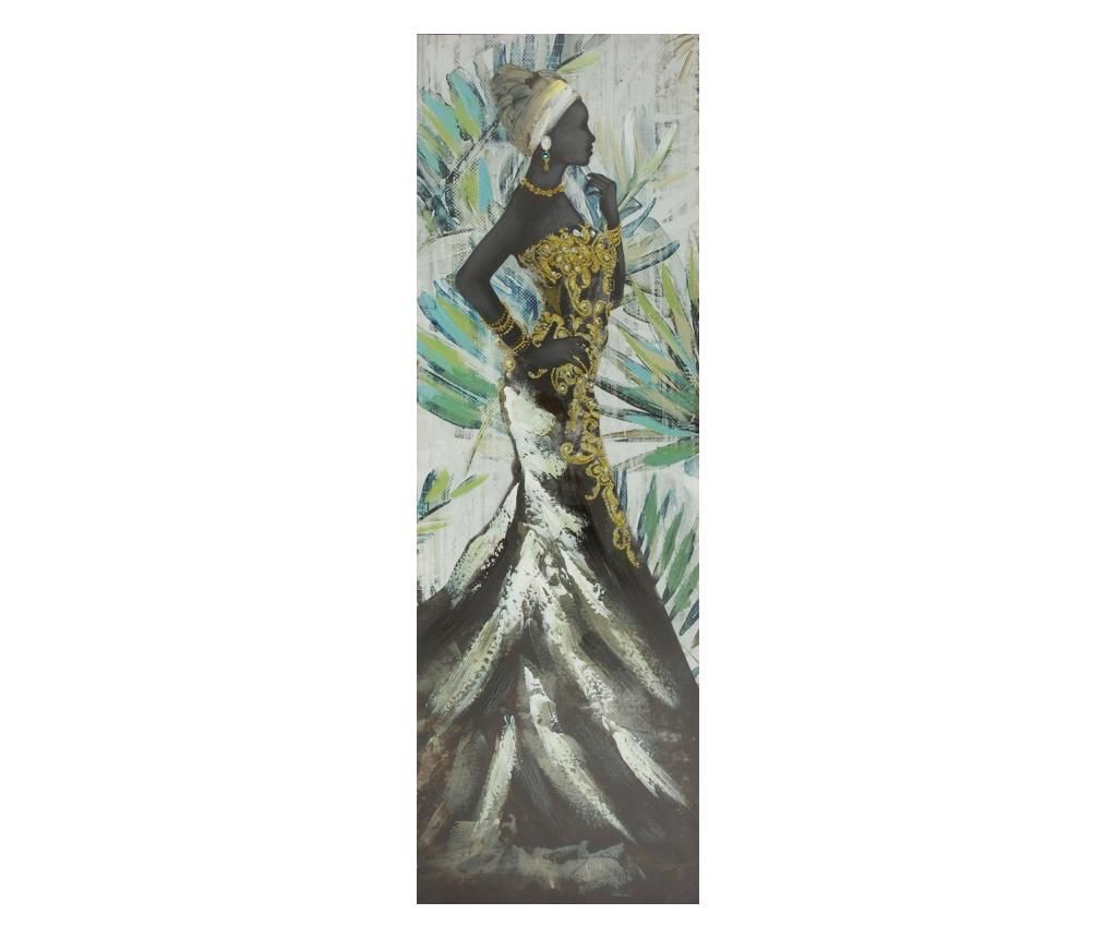 Tablou African Woman 50x150 cm