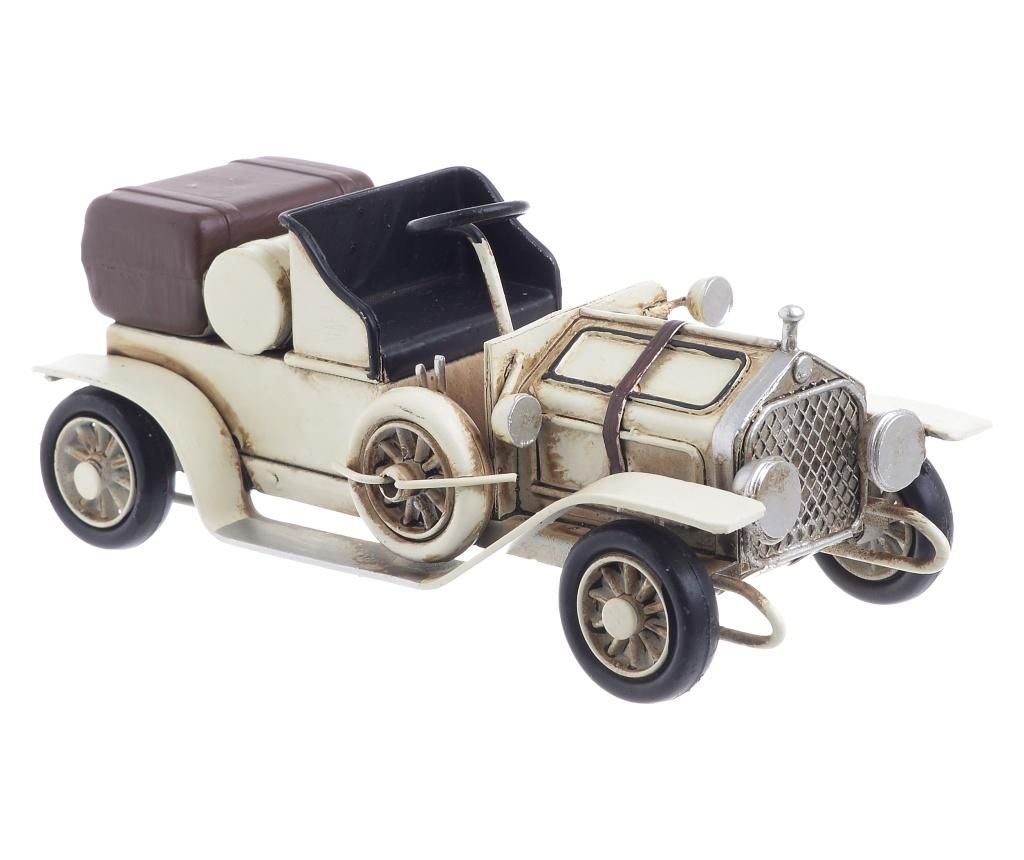 Decoratiune Antique Car Cream - inart, Alb