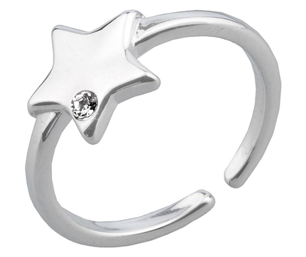Inel Star Silver 20 mm - VipDeluxe, Gri & Argintiu imagine