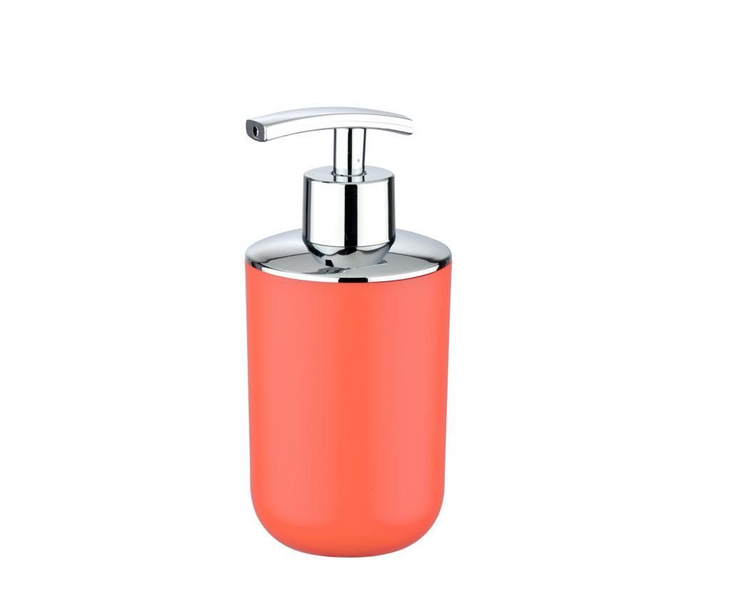 Dispenser pentru sapun lichid Wenko, Brasil Coral, plastic (cauciuc termoplastic), 320 ml, corai – Wenko, Rosu vivre.ro imagine 2022
