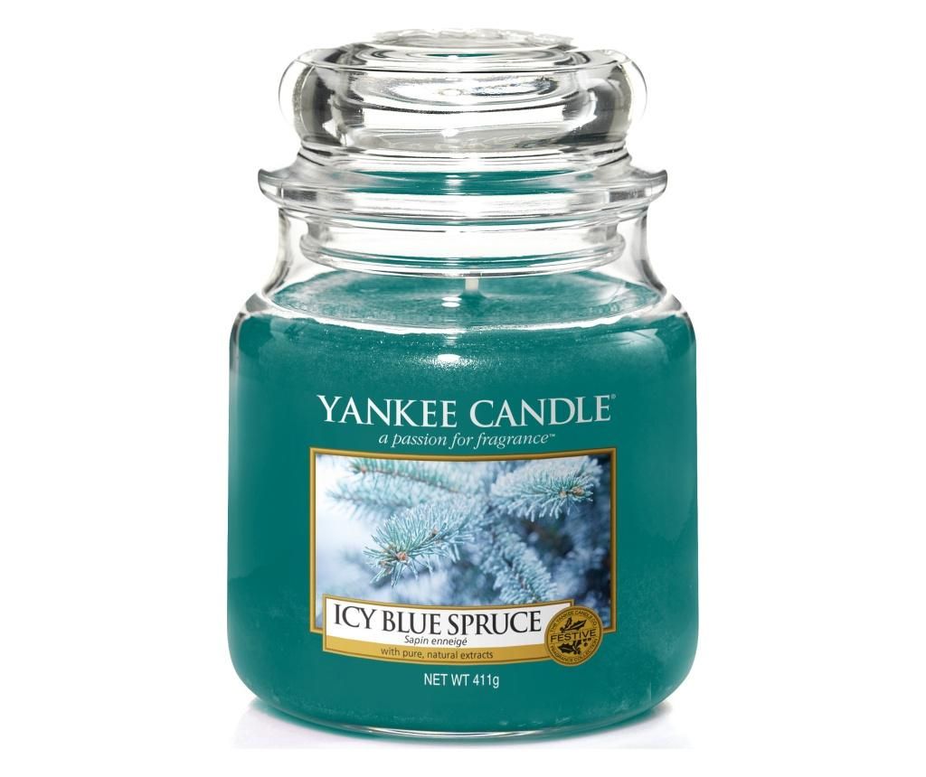 Lumanare parfumata Ice Blue Spruce - Yankee Candle, Multicolor