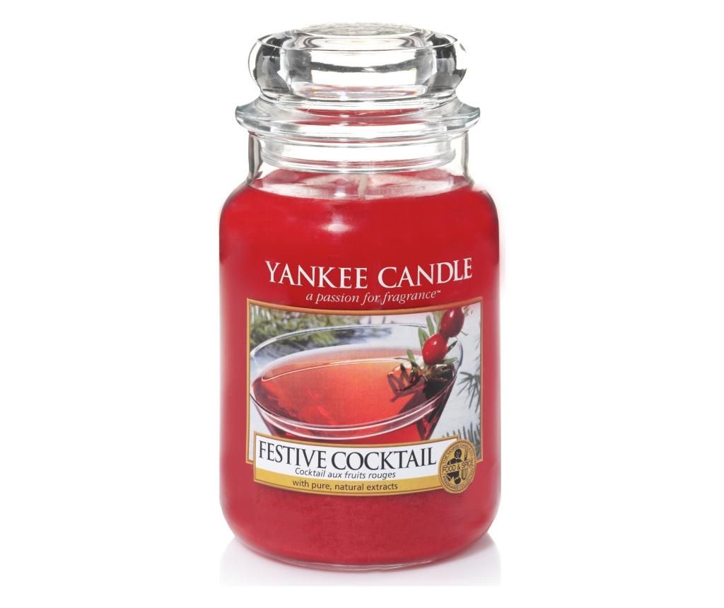 Lumanare parfumata Festive Cocktail - Yankee Candle, Multicolor
