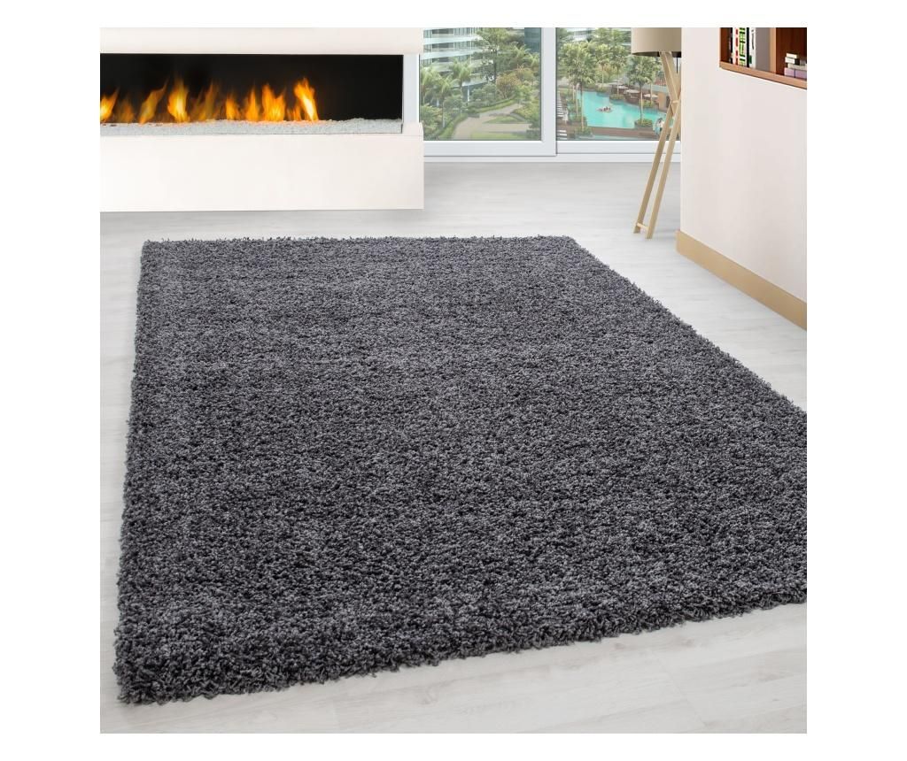 Covor Ayyildiz Carpet, Life Grey, 140×200 cm, polipropilena – Ayyildiz Carpet, Gri & Argintiu Ayyildiz Carpet