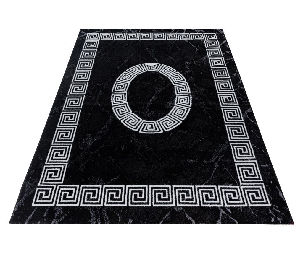 Covor Ayyildiz Carpet, Plus Black, 80x150 cm, polipropilena tratata termic - Ayyildiz Carpet, Negru