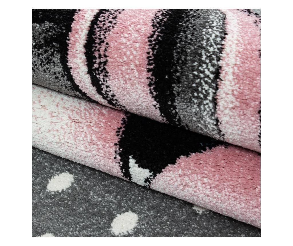 Covor Ayyildiz Carpet, Kids Pink, 120x120 cm, polipropilena frise - Ayyildiz Carpet, Roz - 2