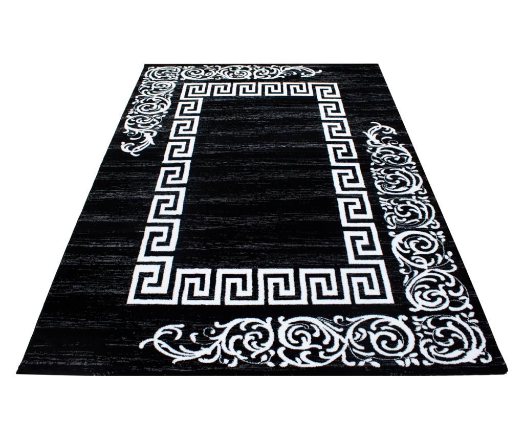 Covor Ayyildiz Carpet, Miami Black, 80x150 cm, polipropilena tratata termic - Ayyildiz Carpet, Negru