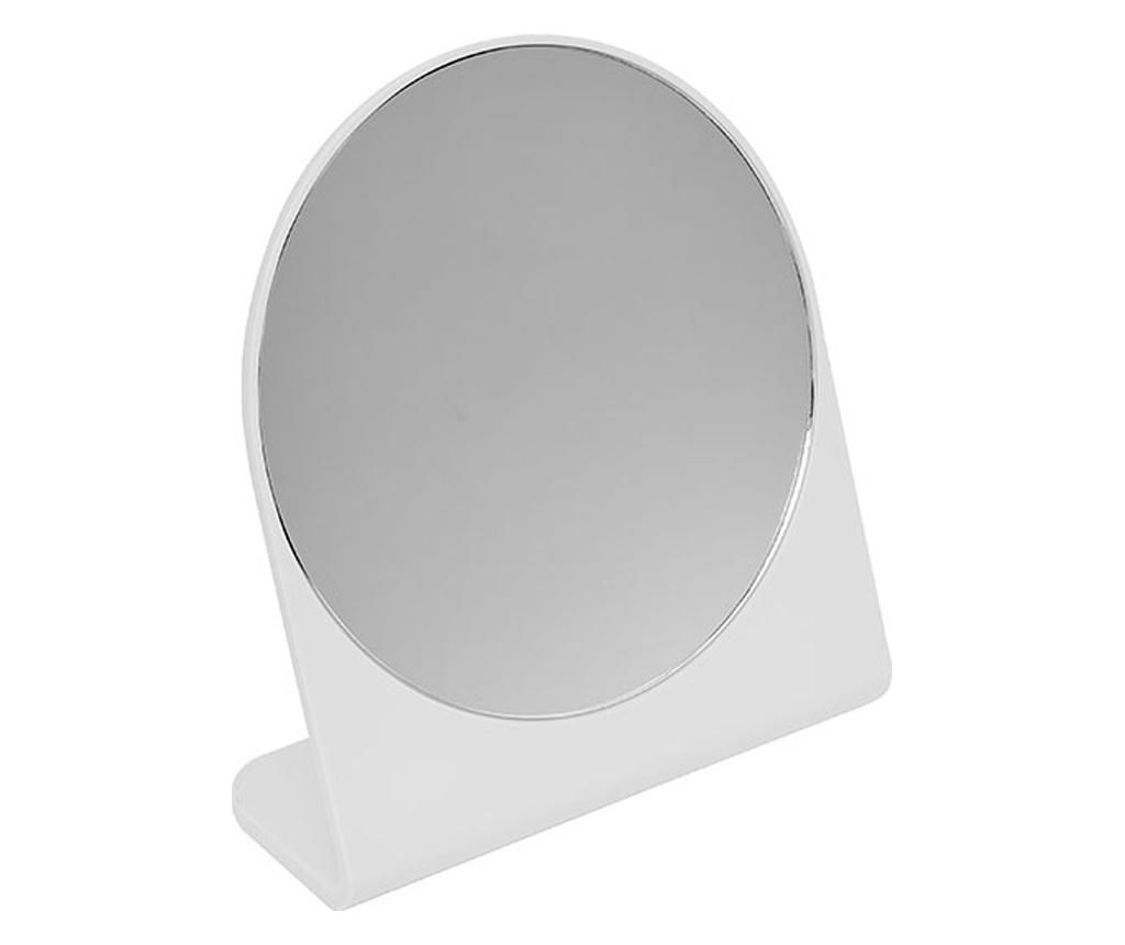 Oglinda cosmetica Tendance, sticla, 19x17x1 cm, alb – Tendance, Alb Tendance