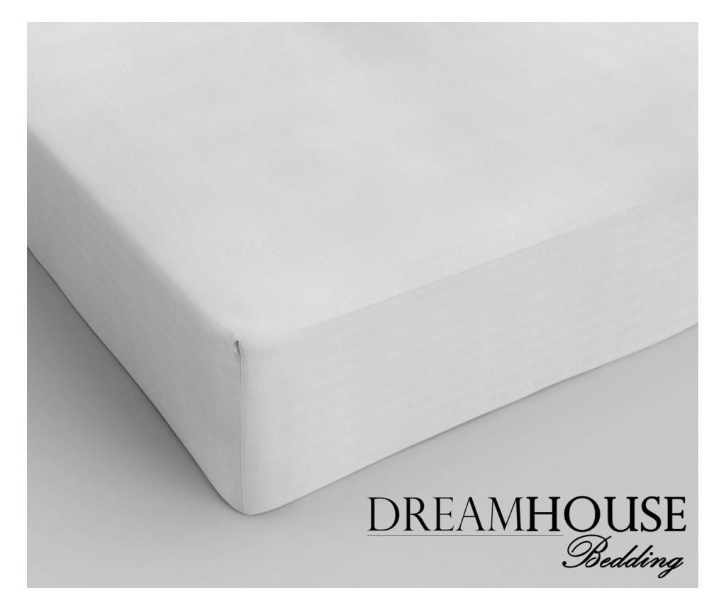 Cearsaf de pat cu elastic Dreamhouse Bedding White 180x200 cm