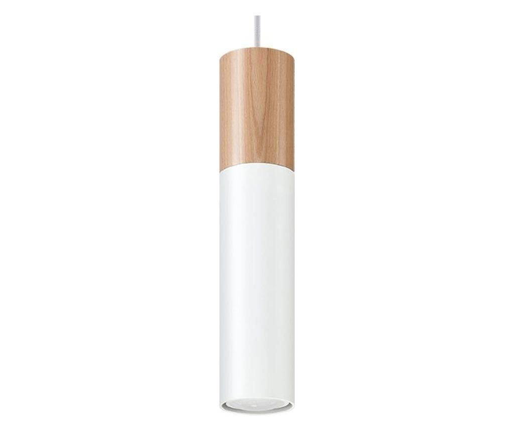 Lustra Nice Lamps, Paul White, otel, alb, 8x8x100 cm – Nice Lamps, Alb Nice Lamps imagine noua 2022