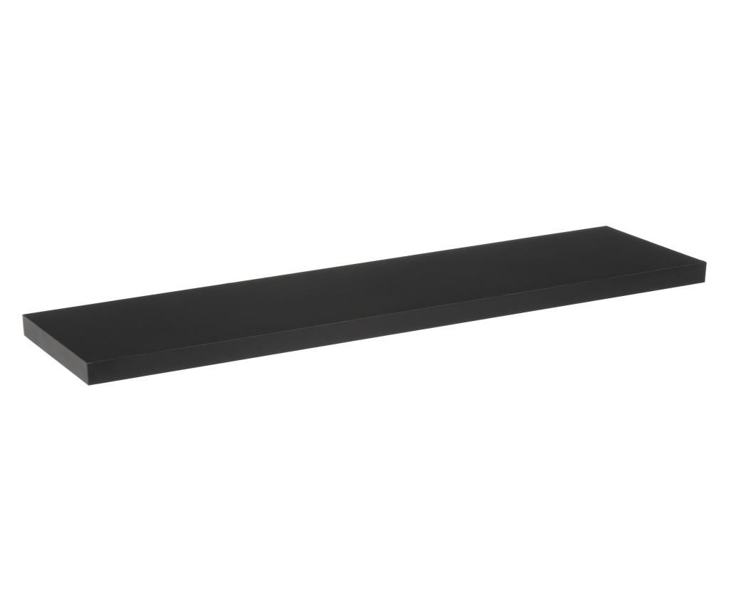 Raft de perete Despro Black 120 cm - Casa Selección, Negru