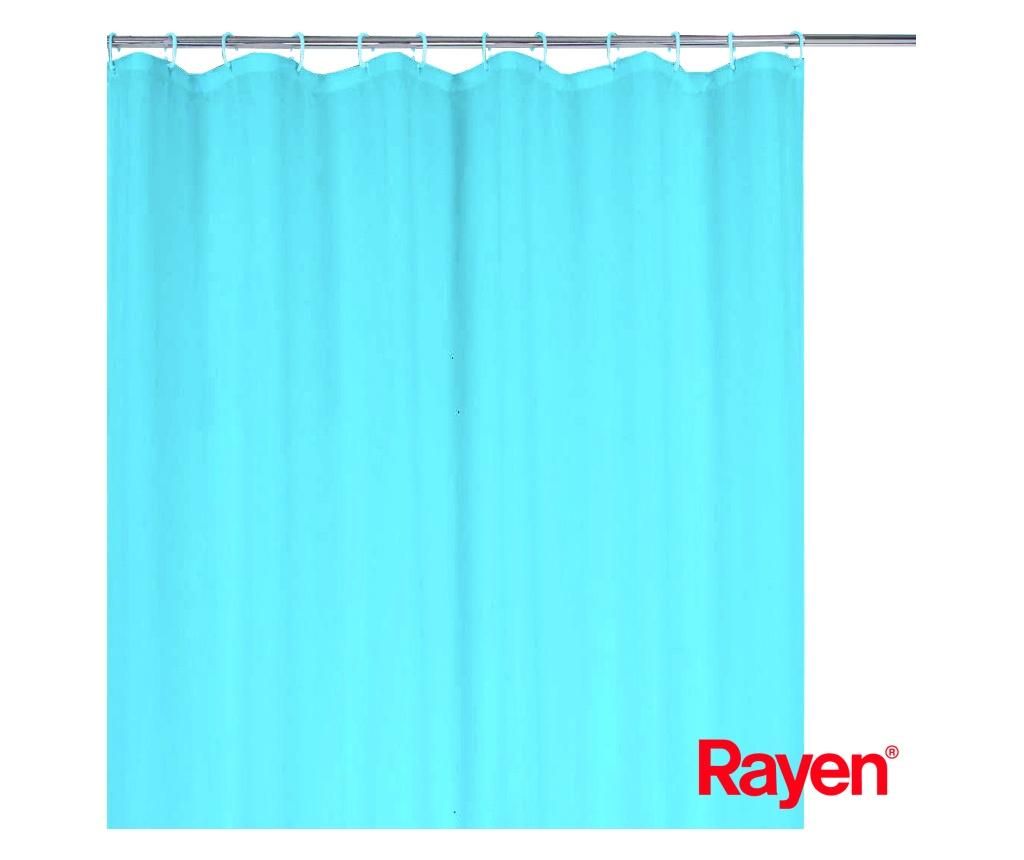 Perdea de dus 180×200 cm – Rayen, Albastru