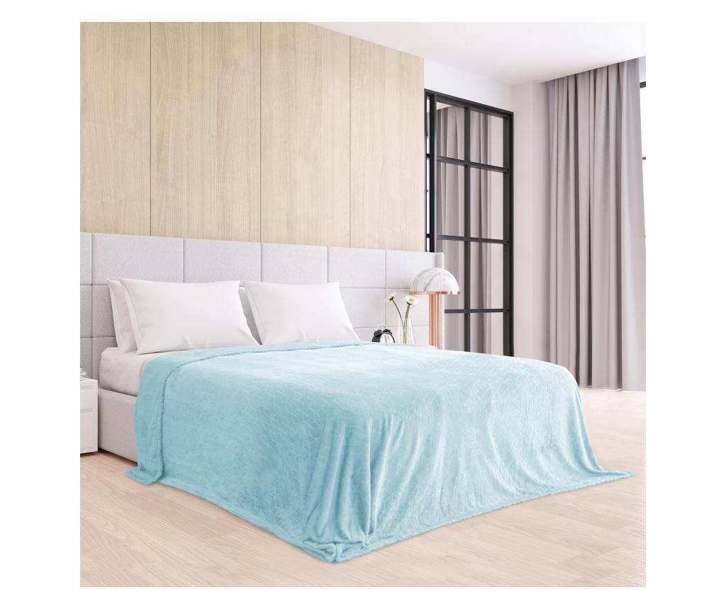 Patura Nessa Babyblue 150x200 cm - AmeliaHome, Albastru