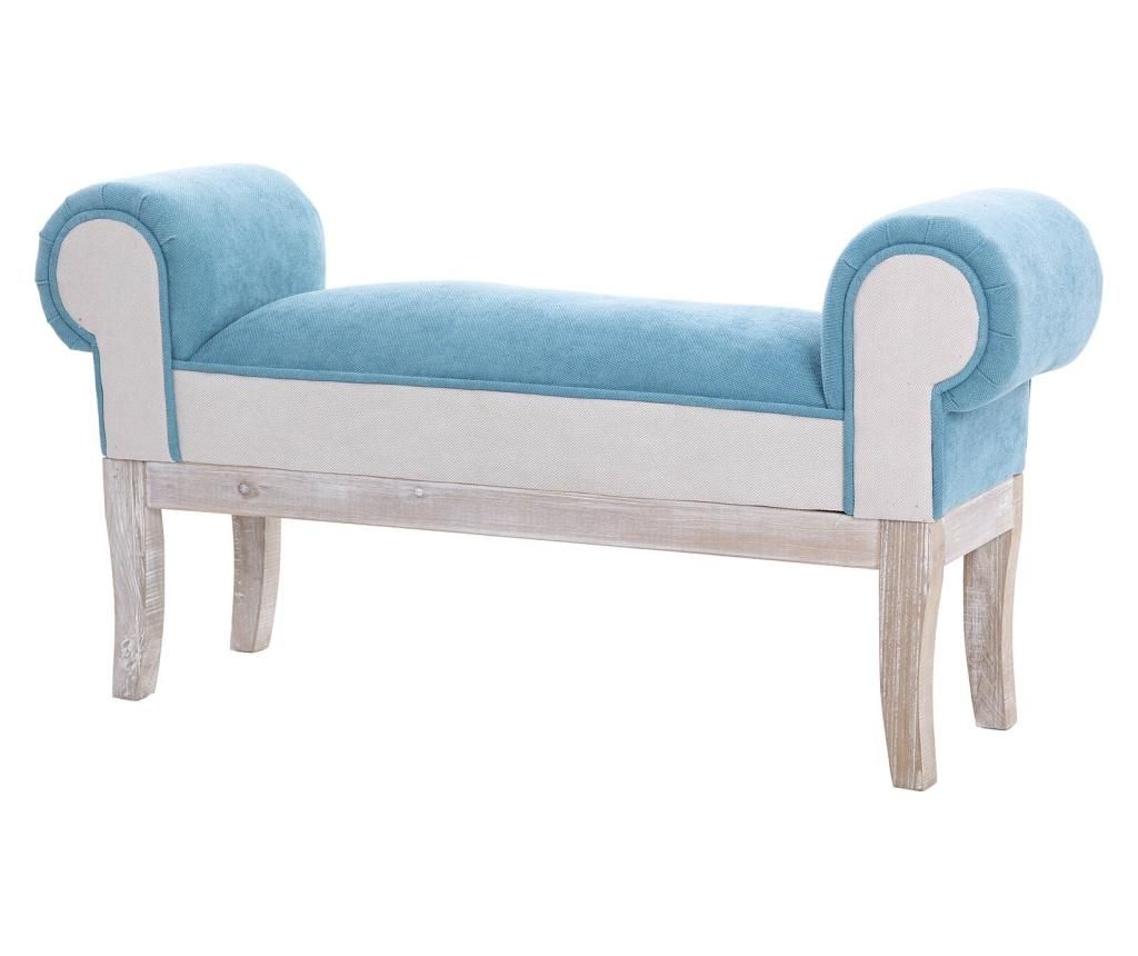 Bancheta Elfrida Blue - Garpe Interiores, Albastru