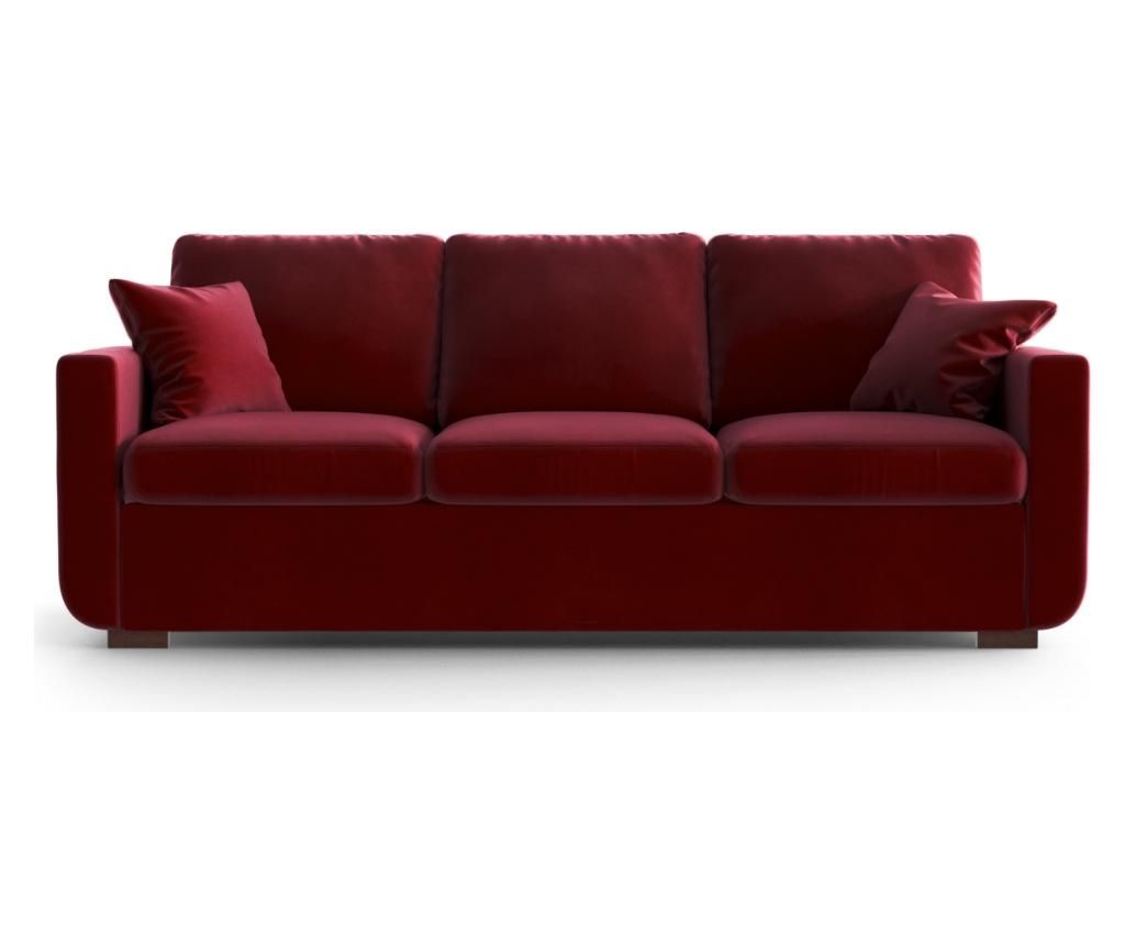 Canapea extensibila 3 locuri Odeon Red – My Pop Design, Rosu