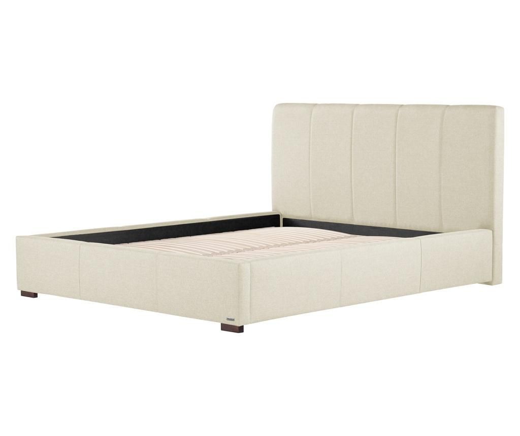 Pat Ted Lapidus Maison, Onyx Beige, lemn masiv de fag si lemn de pin tratat termic, 140x200 cm - Ted Lapidus Maison, Crem