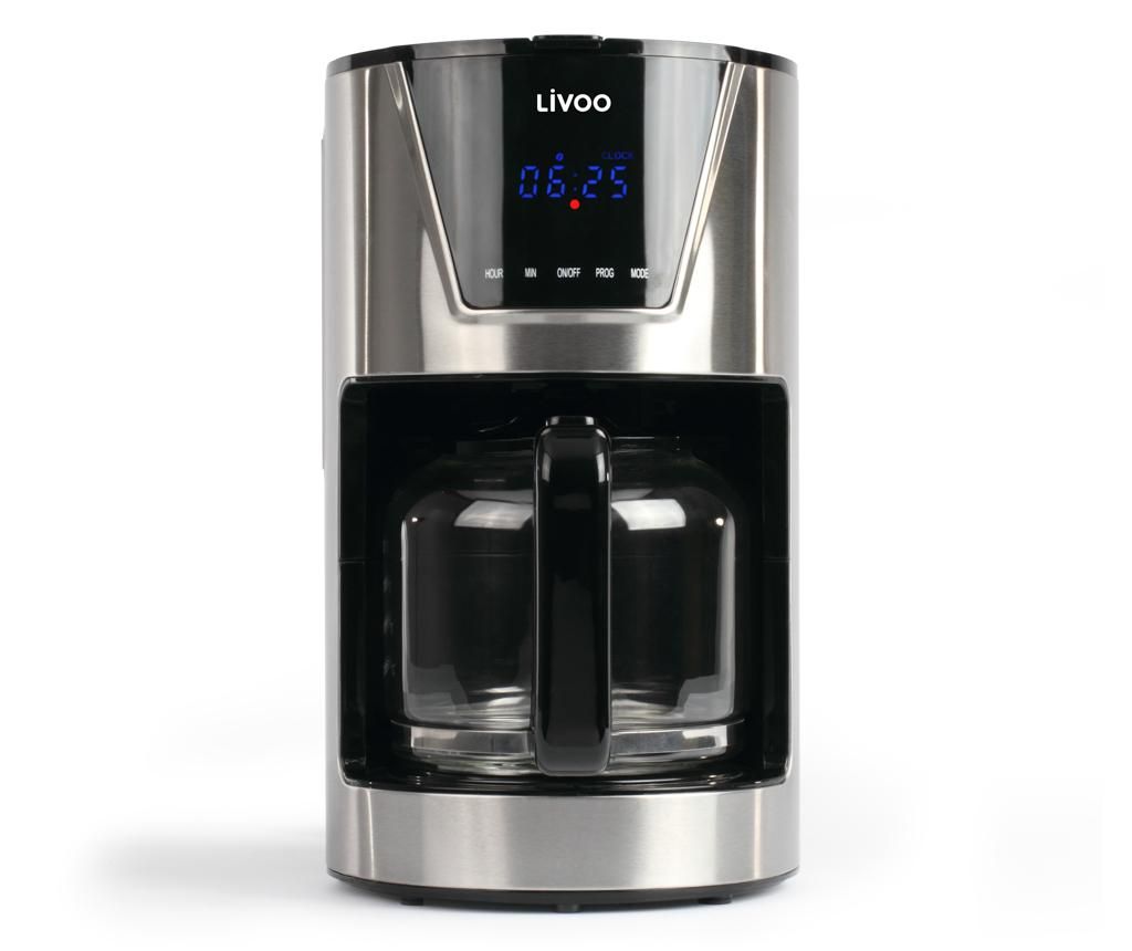 Cafetiera electrica programabila Livoo, plastic, negru – LIVOO, Negru LIVOO imagine reduceri 2022