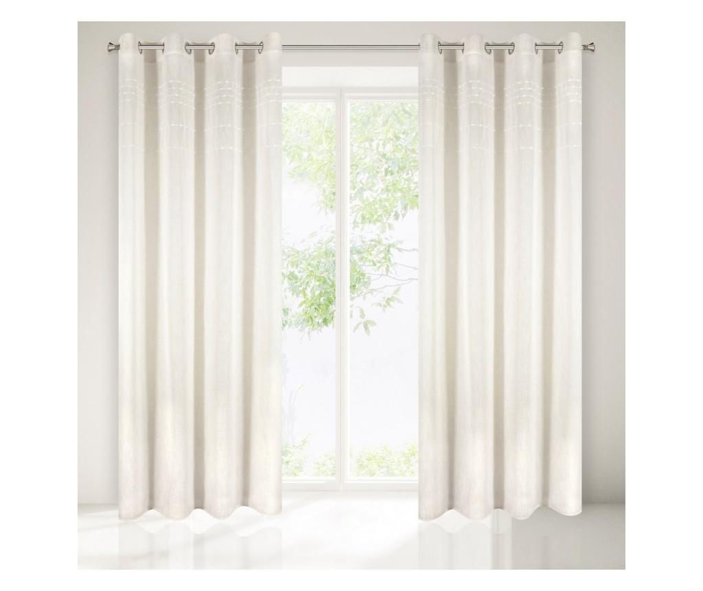 Draperie Prado Cream Rings 140x250 cm - Eurofirany, Crem