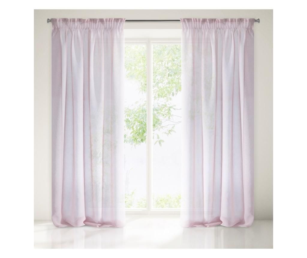 Perdea Elpidia Pink Tape 140x270 cm - Eurofirany, Roz