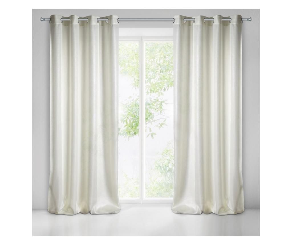 Draperie Sasha Cream Rings 140x250 cm - Eurofirany, Crem