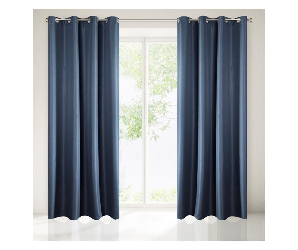 Draperie Jessie Blue Rings 140x250 cm