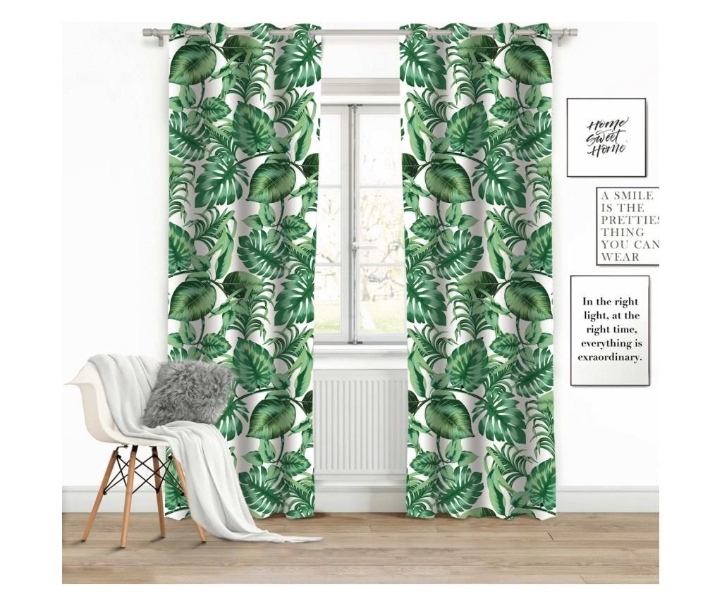 Draperie Palms 140×250 cm – Chic Home, Verde Chic Home