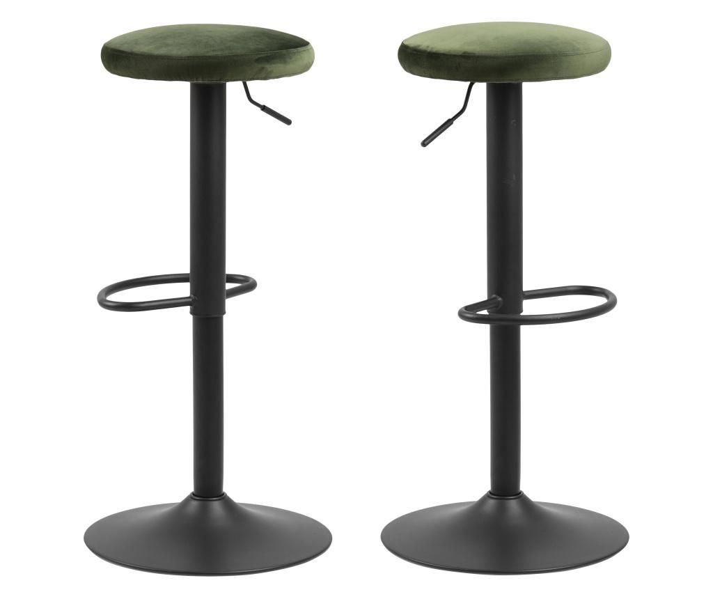 Set 2 scaune de bar Finch Green – actona, Verde actona imagine 2022