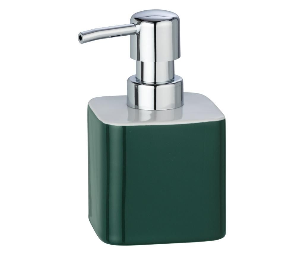 Dispenser pentru sapun lichid Wenko, Elmo, ceramica, 9x8x13 cm – Wenko, Verde vivre.ro imagine 2022