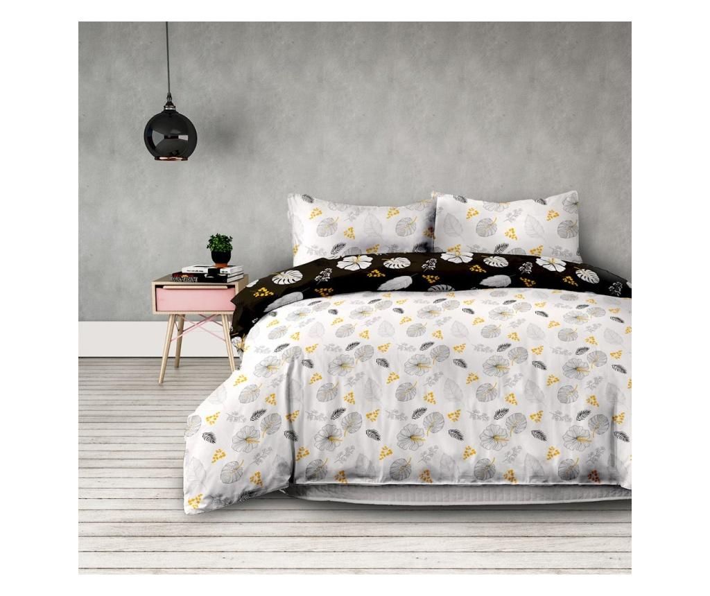 Set de pat Single Extra Flannel Floral Rain - AmeliaHome, Multicolor