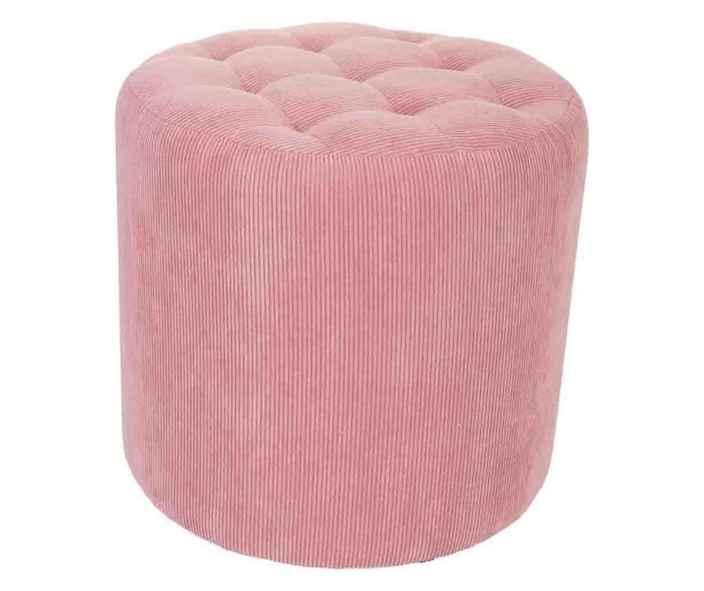 Taburet Glam Round Pink - Creaciones Meng, Multicolor